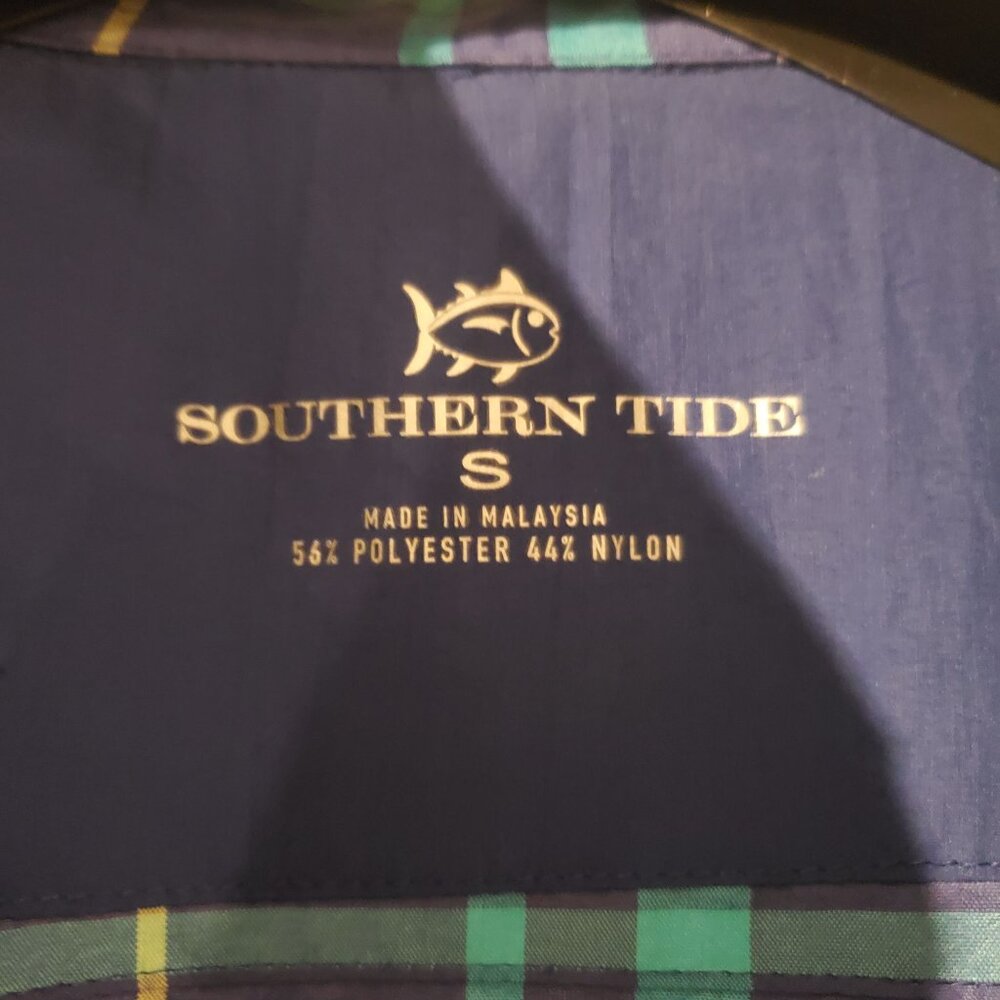 Southern Tide Check Pattern Button Down Shirt Sz … - image 3